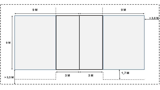 Gambar lapangan bola voli