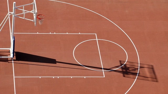 gambar lapangan basket