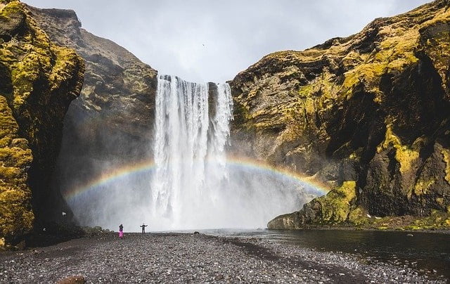 Gambar warna pelangi