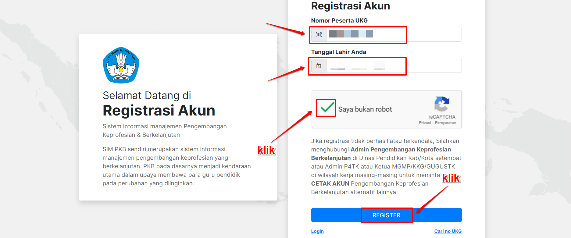 Cara daftar SimPKB Terbaru