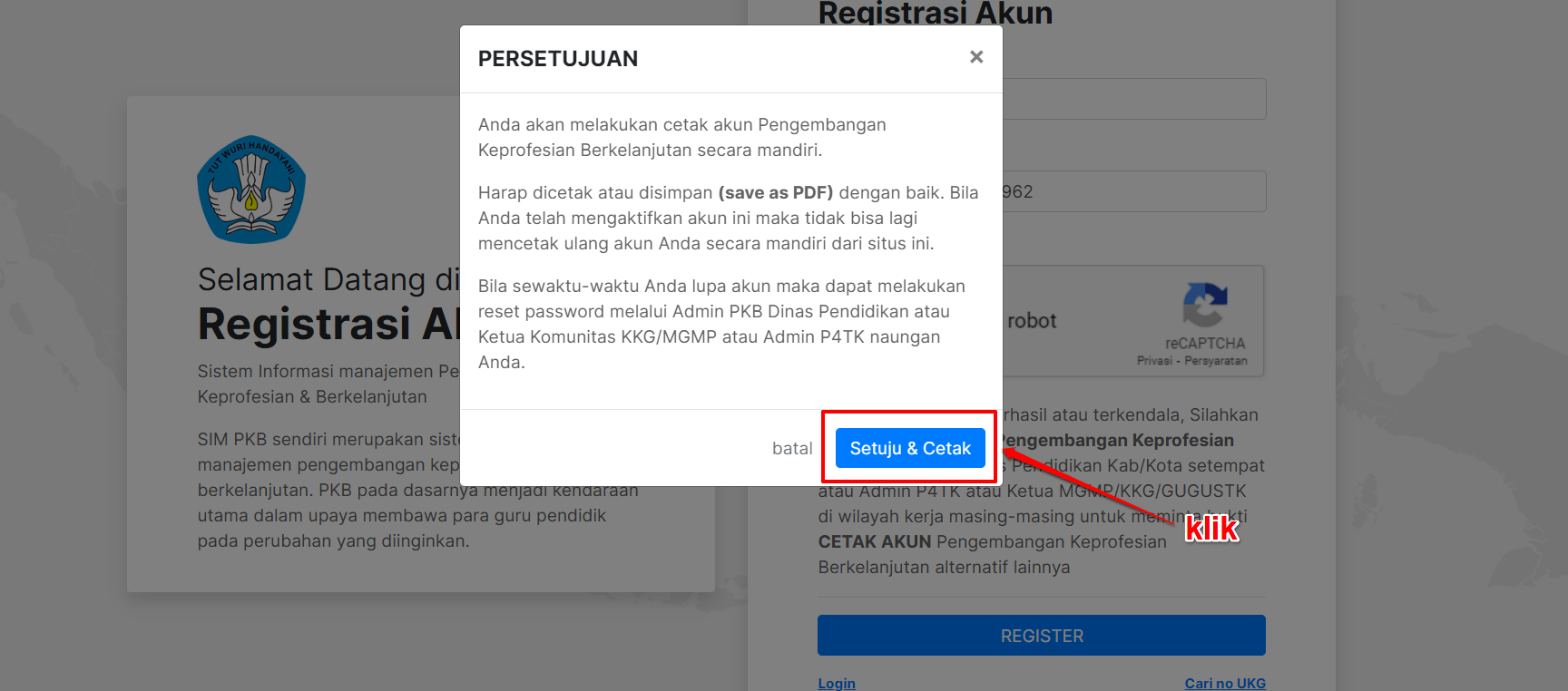 Cara daftar SimPKB Terbaru