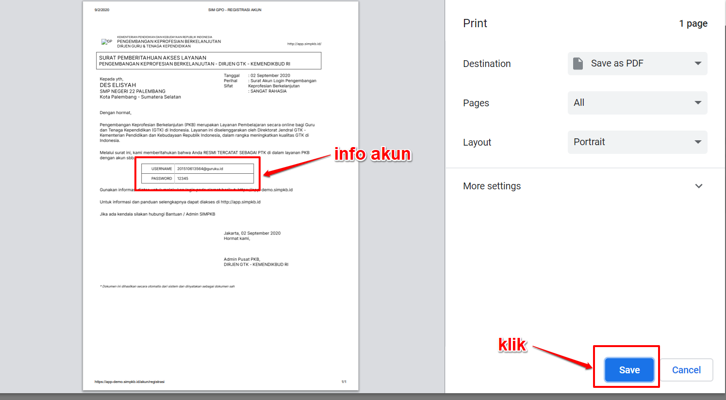 Cara daftar SimPKB Terbaru