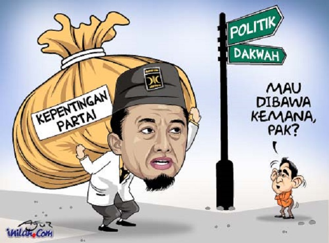 Contoh gambar ilustrasi karikatur