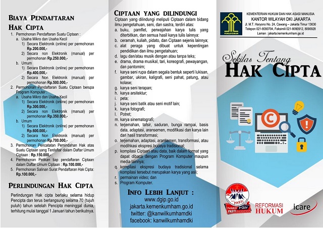 Contoh reklame Leaflet