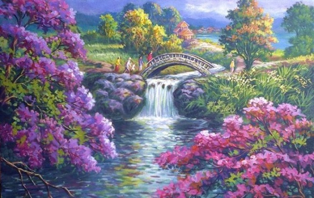 Contoh gambar seni rupa murni