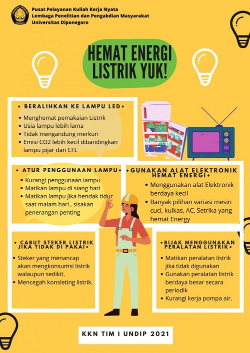 Gambar Poster Hemat Energi Yang Mudah