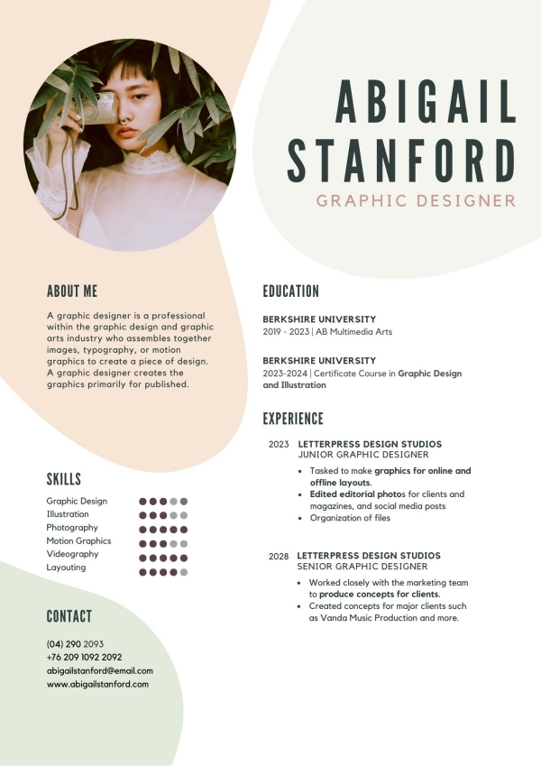 contoh curriculum vitae