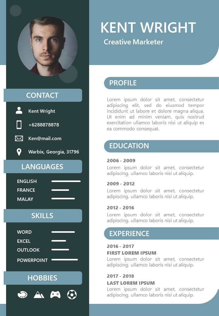contoh curriculum vitae bahasa inggris