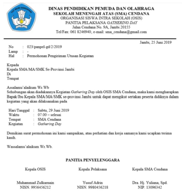 Surat Resmi