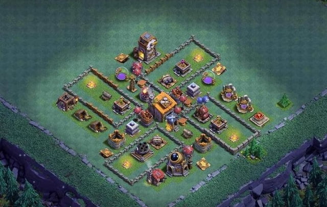 base coc th 4 mode malam terkuat