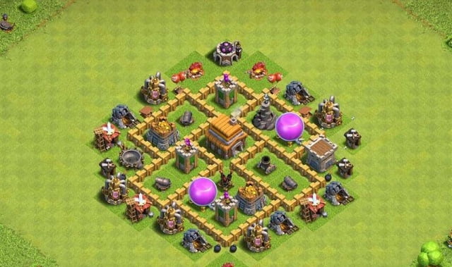 base coc th 5 terkuat