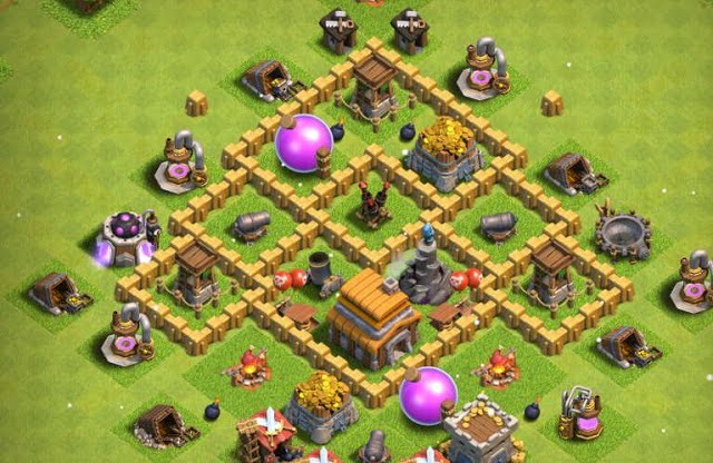 base coc th 5 terkuat anti udara dan darat