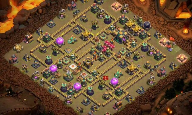 Base war th 14 anti 3 Star