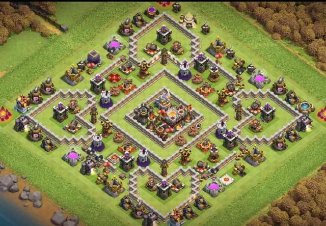 Base coc th 11 hybrid