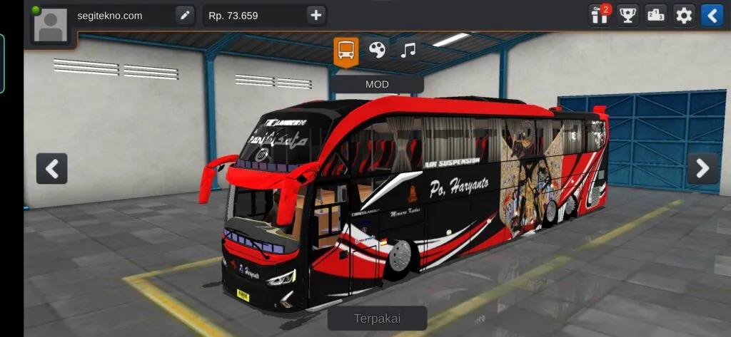 mod bussid po hariyanto jb3 full strobo
