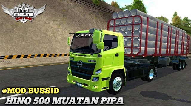 Hino 500 Muatan Pipa