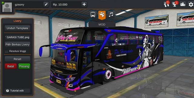 Mod Bussid Bus po haryanto