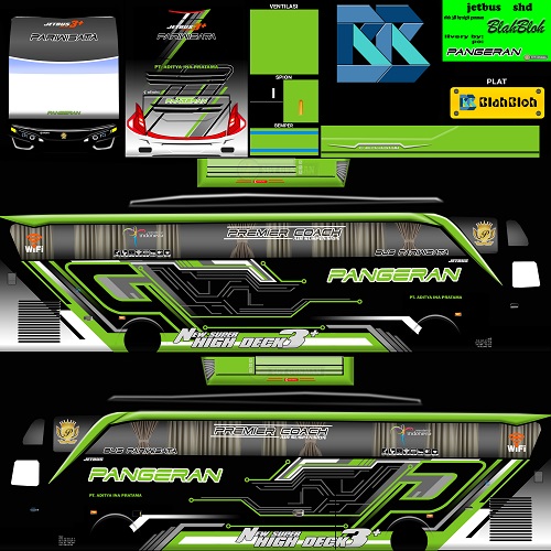 Pangeran Moss Green SHD Selendang JB2 by Blahbloh