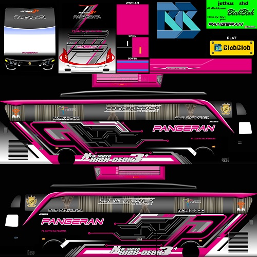 Pangeran Pink SHD Selendang JB2 by Blahbloh