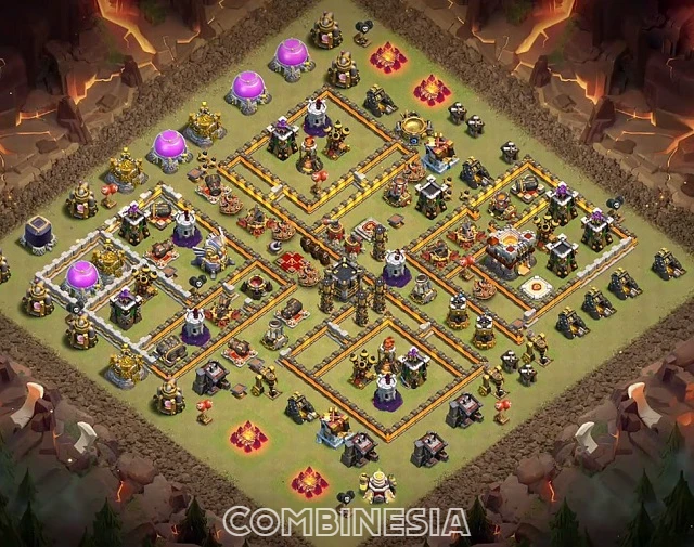 TH 11 best war base ant 2 star