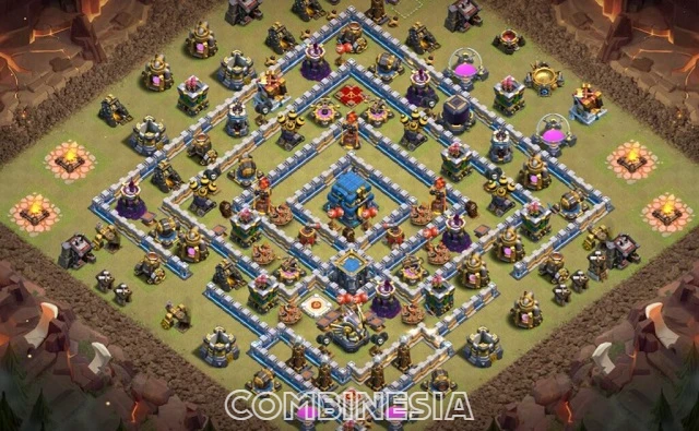 TH12 Super Strong war base