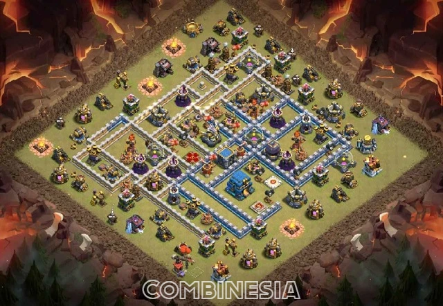 TH12 war base 2022 anti everything