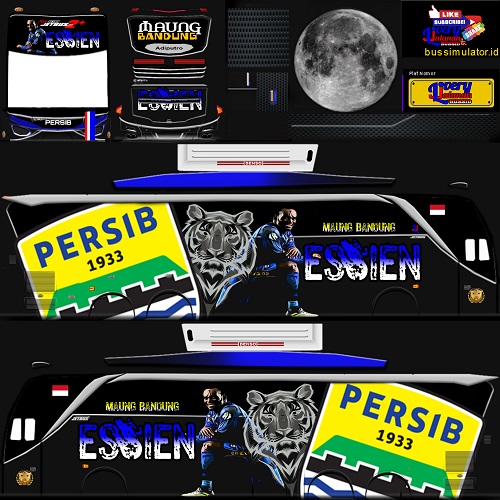 Livery Bussid Persib Bus TRONTON