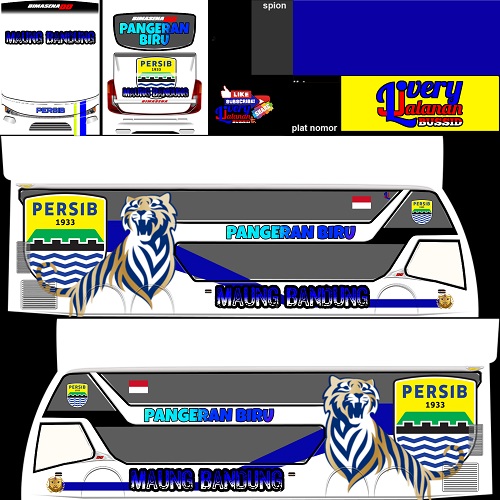 Livery Bussid Persib DD