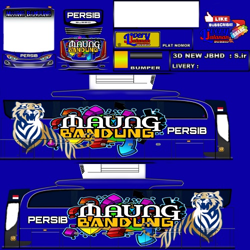 Livery Bussid Persib HD