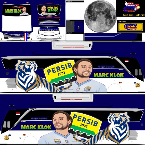 Livery Bussid Persib SHD v1