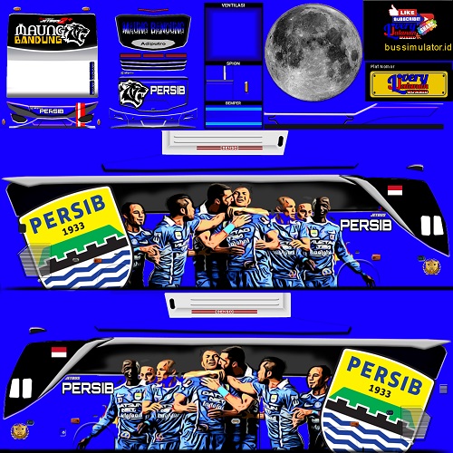 Livery Bussid Persib SHD v2