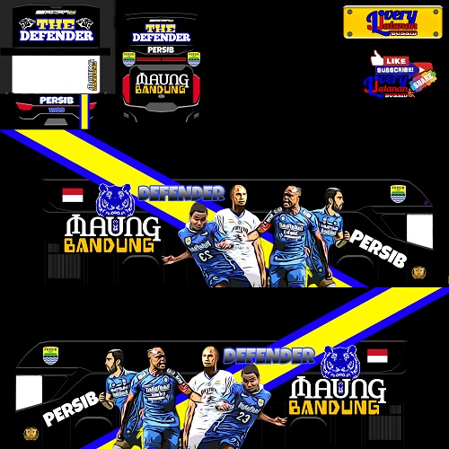 Livery Bussid Persib Srikandi