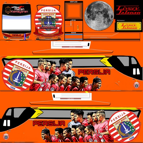 Livery Bussid Persija jernih