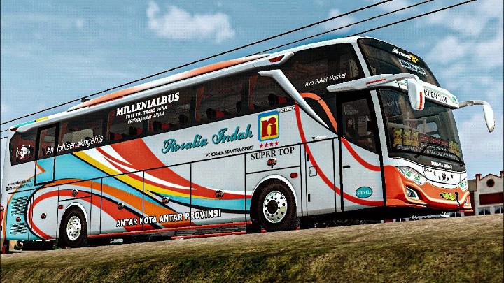 Livery Bussid Rosalia Indah