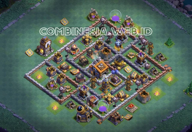 Builder hall 9 base anti 1 star